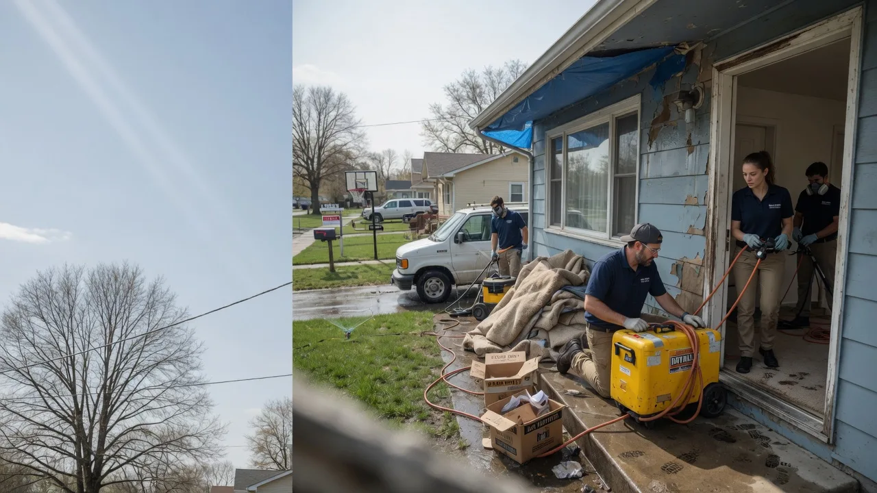 Basement Flood Cleanup in Grimes, IA near me